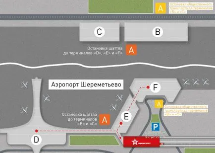 Cum se ajunge la aeroportul Sheremetyevo, autobuzul spre Sheremetyevo, stația de râu Sheremetyevo, un taxi în