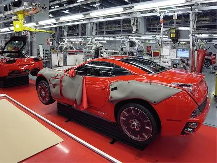 Cum masinile ferrari tur al fabricii