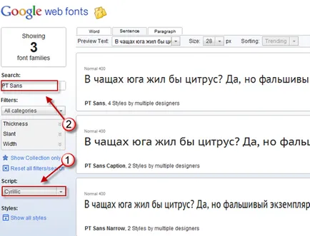 Как да добавите нови шрифтове, блог Aleksandry Voroninoy
