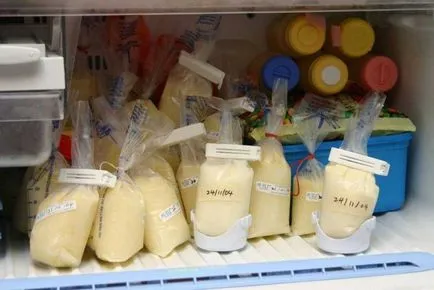 Cum și cât de mult se pot păstra laptele matern exprimat într-o varietate de condiții