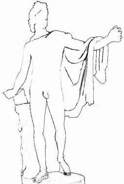 Как да се направи Аполон (на гръцки бог) в молив в етапа