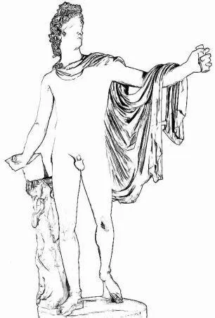 Hogyan kell felhívni Apollo (görög isten) ceruzával szakaszokban