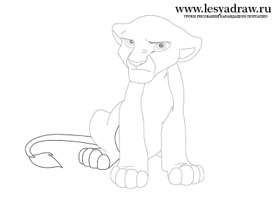 Cum să atragă Kiara Lion King a MF - lectii de desen - utile cu privire la artsphera