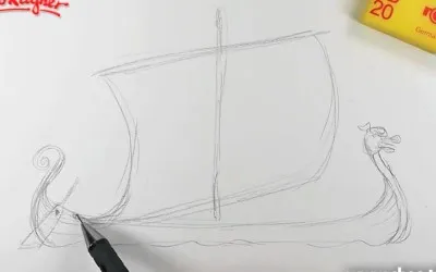 Как да се направи Viking кораб на етапи