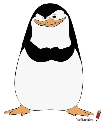 Hogyan kell felhívni a pingvin ceruza szakaszaiban