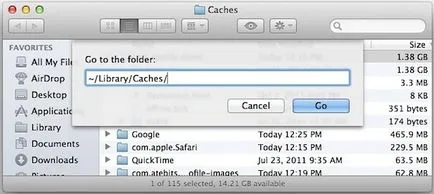 Hogyan lehet törölni a cache-rendszer és webes gyorsítótár én mac