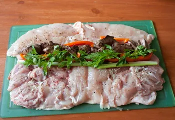 Főzni csirke roll máj - egy bevált recept lépésről lépésre képekkel a finom blog