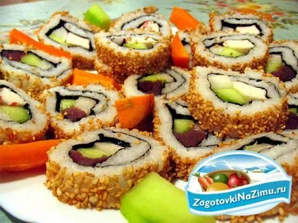 Főzni rizs sushi a legjobb receptek - felkészülés a téli - ez lekvár, savanyúság, lekvárok,