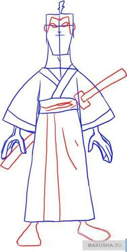 Cum să elaboreze un samurai japonez, treptat, la fel de simplu și ușor de a trage cu creion, stilou, sau