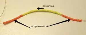 Hogyan készítsünk gyöngyös hal inkrementális szövés lecke (fotó)