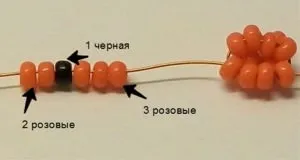 Hogyan készítsünk gyöngyös hal inkrementális szövés lecke (fotó)