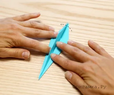 Cum sa faci o macara de hârtie din hârtie - pliere tehnica figurine origami modular