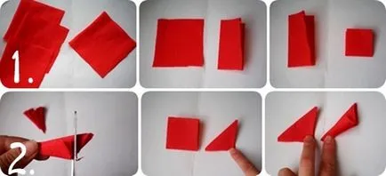 Hogyan készítsünk egy háromdimenziós gerezd papír, saját kezűleg