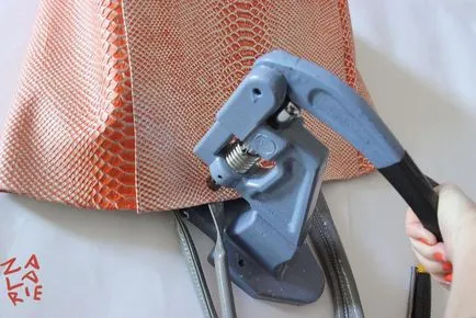 Hogyan kell varrni-vásárló táska dupla mágneses csattal 15 lépésben - Masters Fair - manuális
