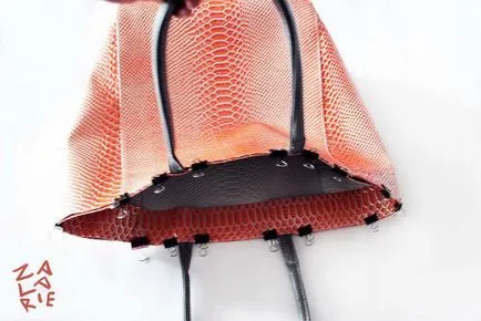 Как да шият-купувач чанта с двойно магнитна закопчалка в 15 стъпки - Masters панаир - ръчно