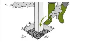 Cum de a stabili un stâlp de gard, cu sau fără betonare