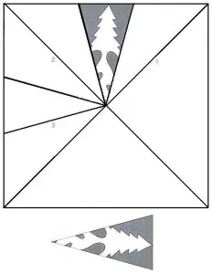 Cum se taie fulgi de zăpadă din hârtie - șabloanele diagrama, stencil