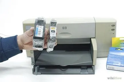 Как да смените касетата с мастило на обучение мастиленоструен принтер със снимки