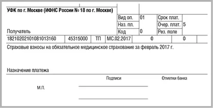 Как се попълва за данъци и застрахователните премии на платежно нареждане