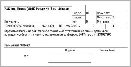 Как се попълва за данъци и застрахователните премии на платежно нареждане