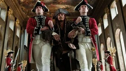 Capitanul Dzhek Vorobey din film - Piratii din Caraibe