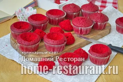 Cupcakes otthon recept lépésről lépésre fotók