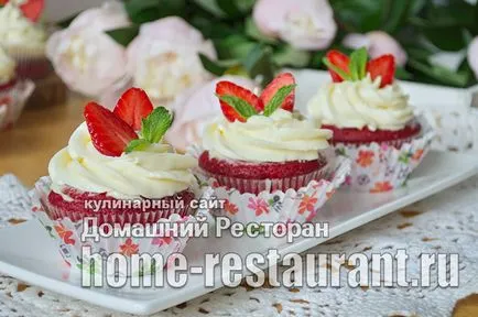 Cupcakes otthon recept lépésről lépésre fotók