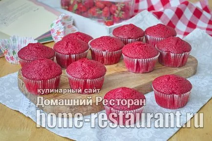 Cupcakes у дома рецепта с стъпка по стъпка снимки