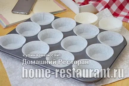 Cupcakes у дома рецепта с стъпка по стъпка снимки