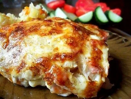 Картофи на фурна с шунка и сирене, лъжица-povaroshka рецепти и ястия