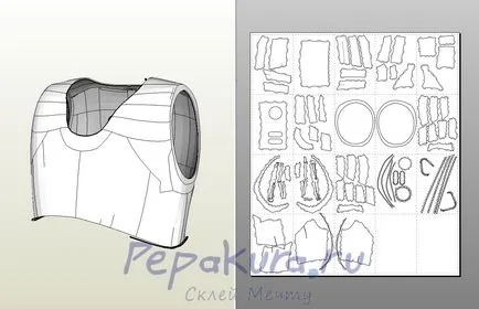 Направи stormtrooper костюм от първи ред междузвездни войни, pepakura