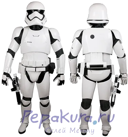 Направи stormtrooper костюм от първи ред междузвездни войни, pepakura