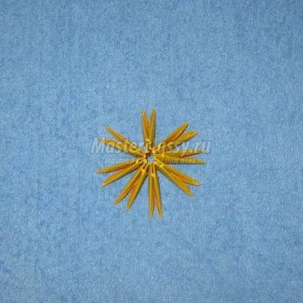 Crown, moduláris origami mester-osztály fotók