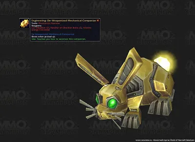 Pe scurt despre animalele de companie în joc lume on-line de warcraft