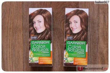 păr vopsea de culoare alimetatie Naturals Garnier profundă, de culoare bogat - „ma tras iad