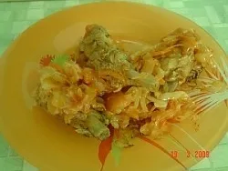 Csirke zöldbab (recept fotó)