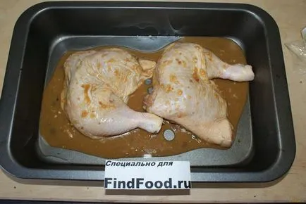 Пилешки бутчета мариновани в соев сос и горчица рецепта със снимка