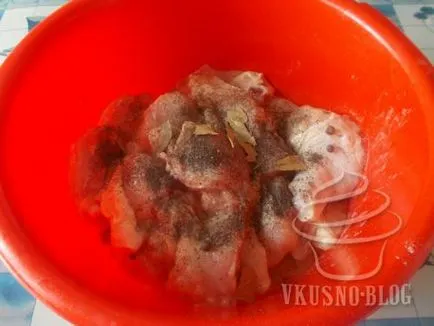Пиле яхния в тенджера под налягане - рецепта със снимка