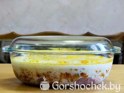 Pui cu orez și legume în cuptor (foto)
