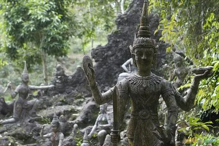 Magic Garden Buddha - a paradicsom Koh Samui, mágikus kerti Samui tarnim magic kert, önerejéből