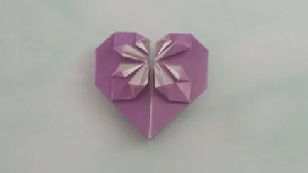 master-class pe origami, „o inimă cu o floare“