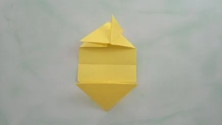 Mester osztályban origami, „a szív egy virág”