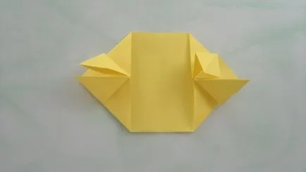 Mester osztályban origami, „a szív egy virág”