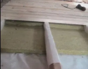 Монтаж на пода с топла вода върху дървената основа постепенно