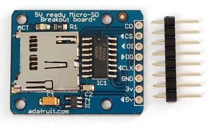 card SD și Arduino modulul