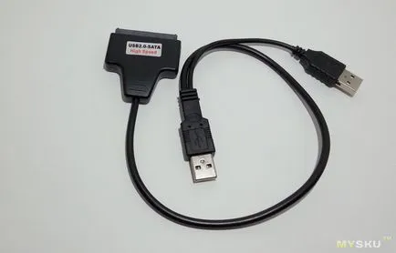 SATA meghajtó gyors kapcsolat - néhány USB adapterek