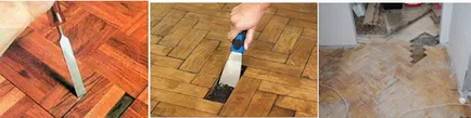 Actualizarea si reparare podele, cum să închidă fisuri și lacune, pentru a scăpa de sfaturi parchet scârțâind