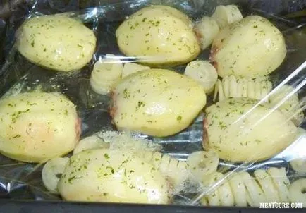 Вкусни пълнени с картофи на фурна, за да готвя!