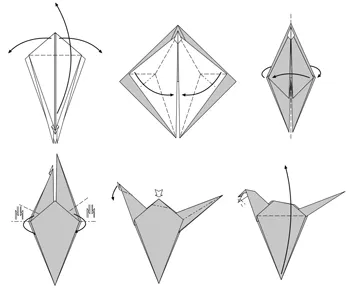 Origami sárkány a modulokat, áramköröket építeni saját kezűleg a