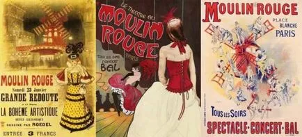 Eredeti forgatókönyv párt a stílus Moulin Rouge